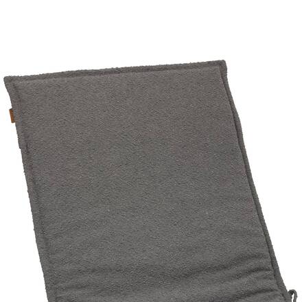 Liegenauflage SOLFIA Schiefergrau 190 x 60 cm - Polyester