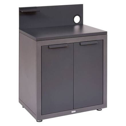 Modul für Sommerküche OXYANA Graphit 110 x 80 x 60 cm - Verzinkter Stahl, Verstärkter Rostschutz