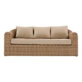 Gartenlounge-Set MOORÉA Savana 5 Plätze - Polyester, epoxidharzbeschichtetes Aluminium Savana