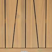 Aufbewahrungstruhe LODGIA Beige 165L - FSC®-zertifiziertes Akazienholz, Stahl Akazie