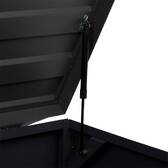Aufbewahrungstruhe ALUMIA Graphit 350L - Stahl, Aluminium Graphit