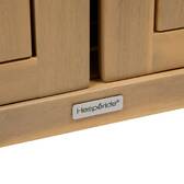 Modul für Sommerküche LODGIA Beige 100 x 86 x 50 cm - Stahl, Aluminium, FSC®-zertifiziertes Akazienholz Akazie