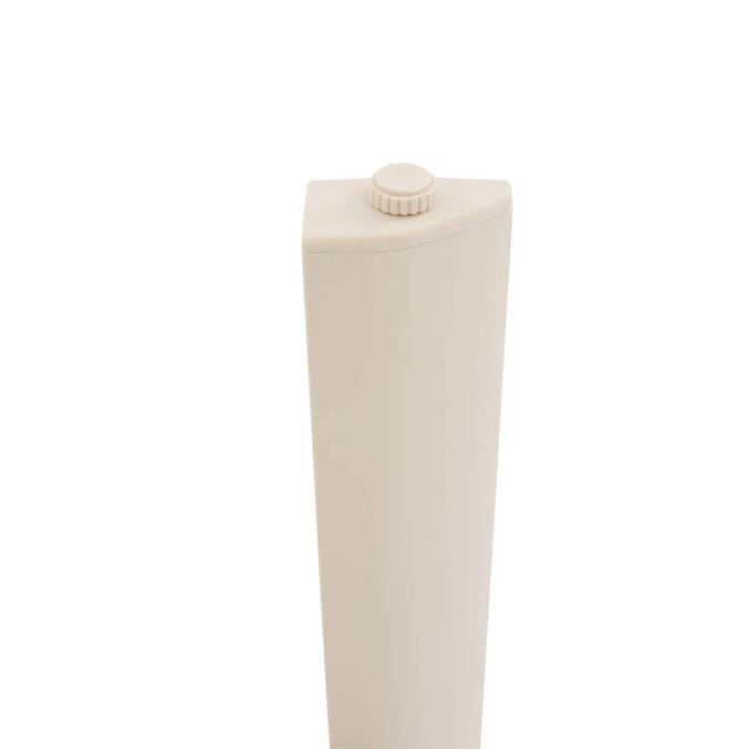 Gartensessel LUZANE Ton Epoxidharz behandeltes Aluminium, Recyceltes Polyester Lehm
