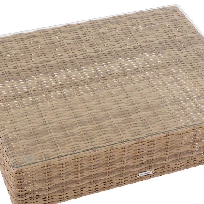 Gartenlounge-Set MOORÉA Savana 5 Plätze - Polyester, epoxidharzbeschichtetes Aluminium Savana