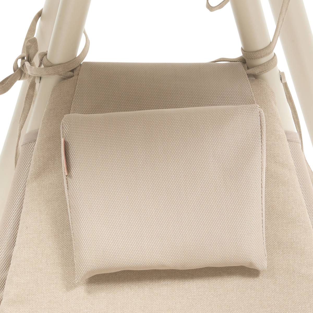 Sonnenliege MEORIA Beige / Lehm Texaline, epoxidbeschichteter Stahl, epoxidbeschichtetes Aluminium Beige / Ton