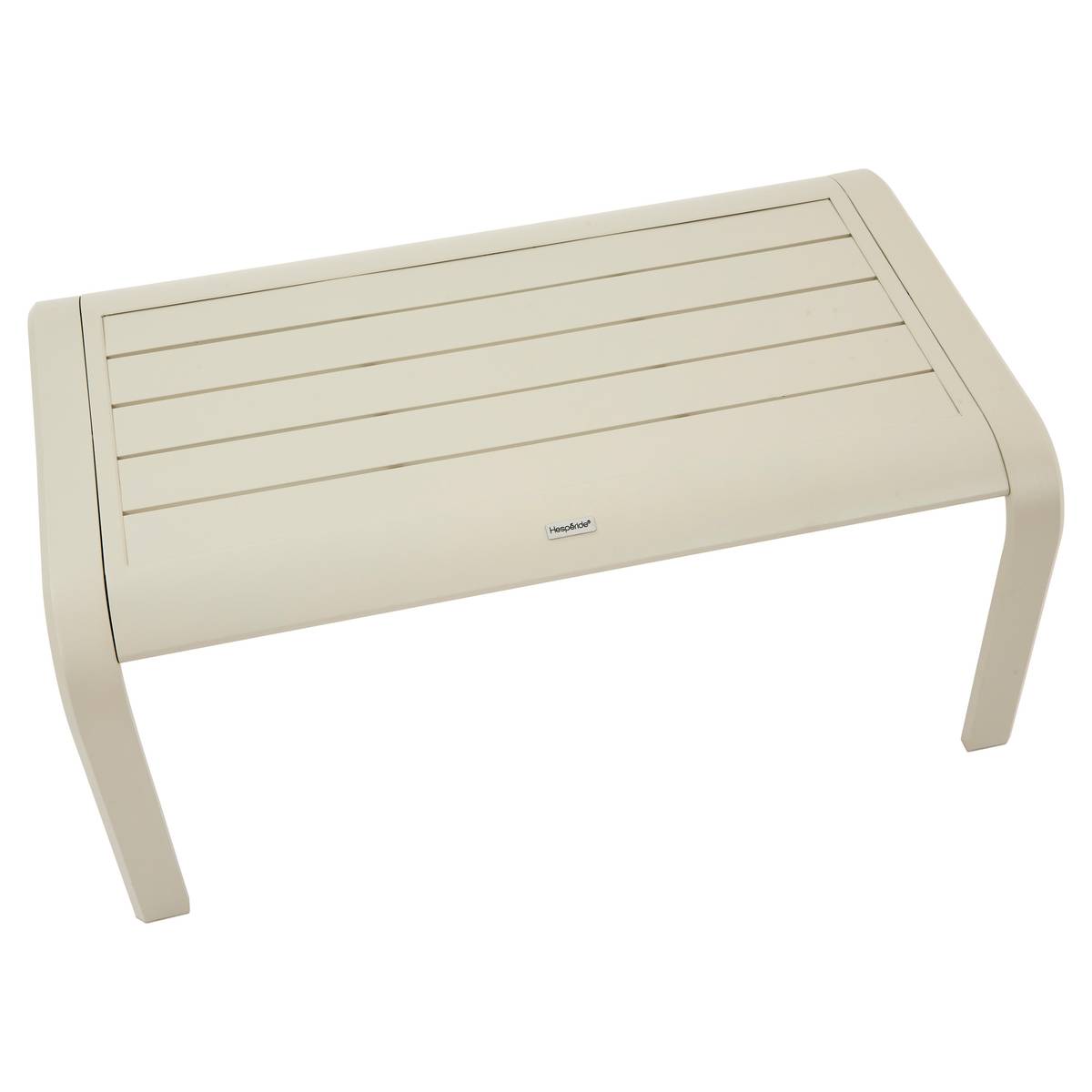 Gartenlounge-Set PIAZZA Ton 4 Plätze - Epoxy-behandeltes Aluminium, Texaline Lehm