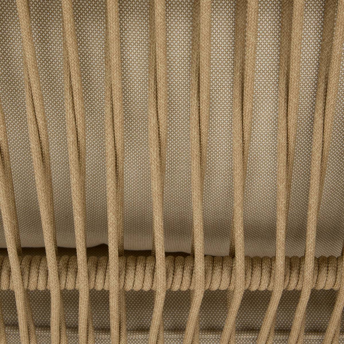 Gartensofa ORISSA Taupe 2 Plätze - Polyester, Stahl Taupe