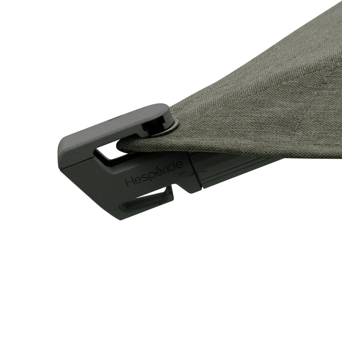 Rechteckiger neigbarer Ampelschirm MELHIA Lorbeergrün 4 x 3 m - Aluminium, Stahl, Olefin Lorbeer