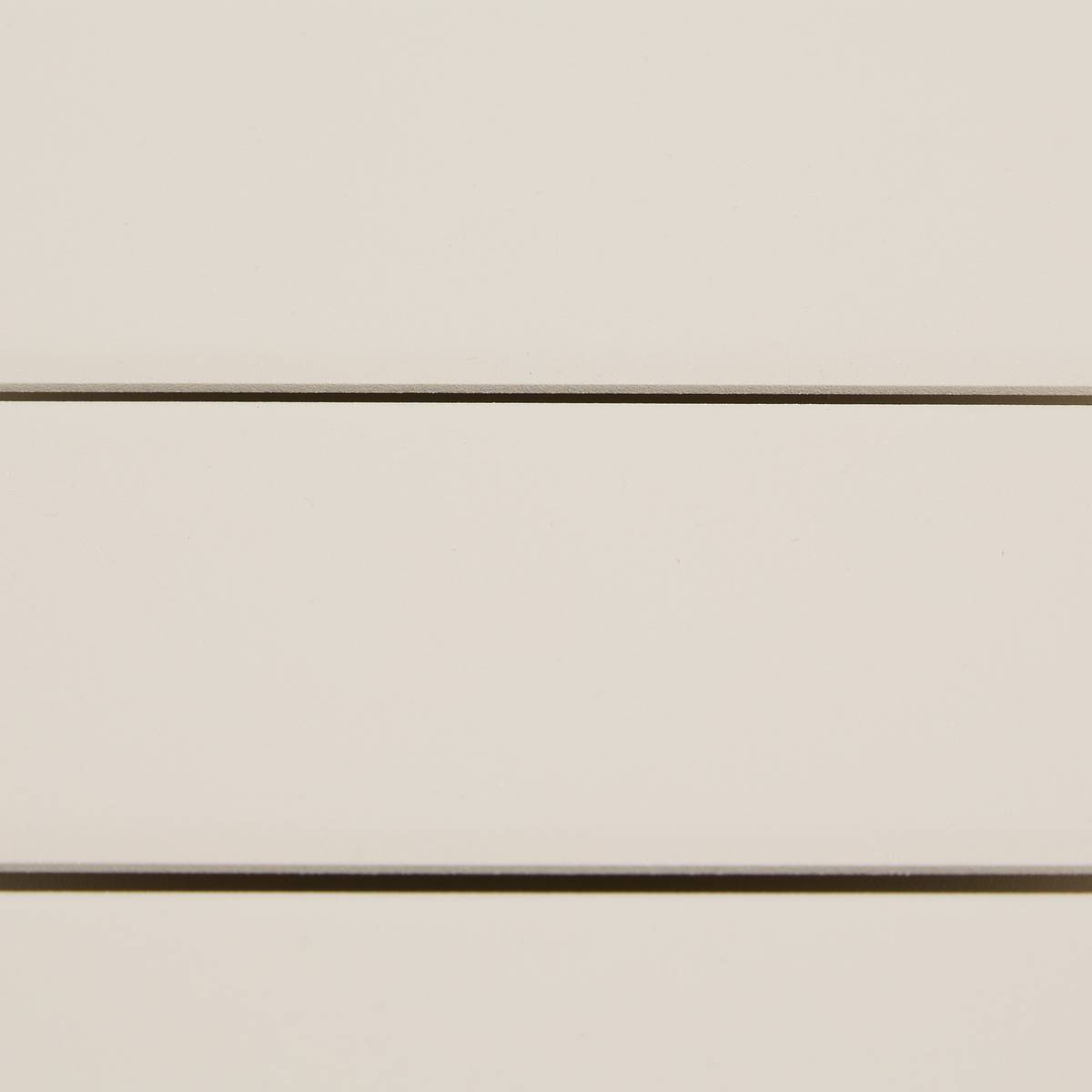 Hoher quadratischer Gartentisch ALEGORIA Ton 2 Plätze - Epoxy-behandelter Stahl, Verstärkter Rostschutz Lehm