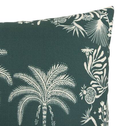 Rechteckiges Outdoor-Kissen THE PALM RESORT Grün 58 x 38 cm - Polyester