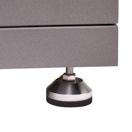 Eckmodul für Sommerküche OXYANA Graphit 110 x 60 x 60 cm - Verzinkter Stahl, Verstärkter Rostschutz