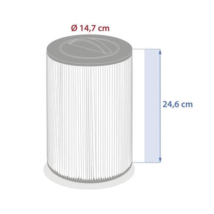 Kartusche für Spa ACRYL D.15 cm - 2 Kartuschen