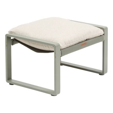 Garten-Relaxsessel LAMBINIO Beige / Lorbeergrün Epoxy-behandeltes Aluminium - Olefin