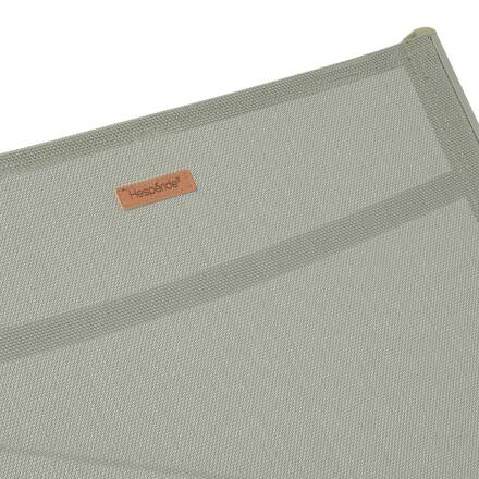 Sonnenliege BONAO Lorbeergrün 2 Räder - Epoxy-beschichtetes Aluminium, Texaline