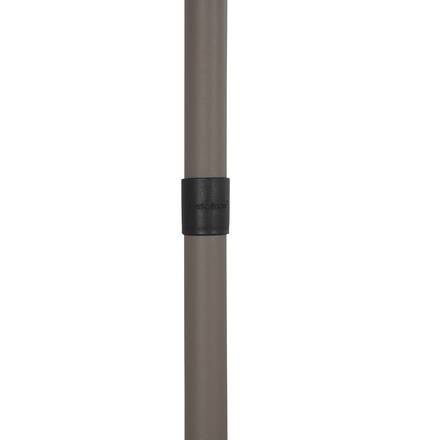 Runder neigbarer Sonnenschirm SOYA Kaffee 2,7 m - Stahl, Polyester