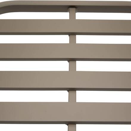 2er-Set Gartenstühle ORIENGO Macchiato / Kaffee Epoxidharz behandeltes Aluminium, Polyester