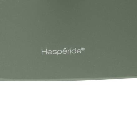 Quadratischer Gartentisch ALEGORIA Lorbeergrün 2 Plätze - Stahl, Verstärkter Rostschutz