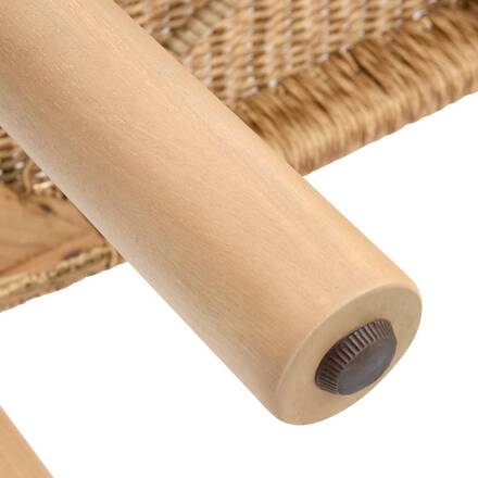 Gartenbank WOOKY Beige 2 Plätze - Eukalyptus FSC®-zertifiziert