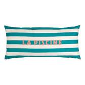 Rechteckiges Outdoor-Kissen POOLSIDE Grün 75 x 35 cm - Polyester Grün