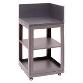Eckmodul für Sommerküche OXYANA Graphit 110 x 60 x 60 cm - Verzinkter Stahl, Verstärkter Rostschutz Graphit