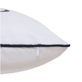 Quadratische Outdoor-Kissenhülle NOLAN weiße 40 x 40 cm - Polyester Weiß