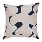 Quadratische Outdoor-Kissenhülle NOLAN Beige 40 x 40 cm - Polyester Beige