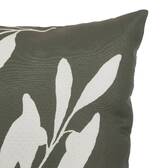 Rechteckige Outdoor-Kissenhülle TILEO Dunkelgrün 50 x 30 cm - Polyester Dunkelgrün