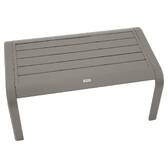 Gartenlounge-Set PIAZZA Kaffee 4 Plätze - Epoxy-behandeltes Aluminium, Texaline Kaffee