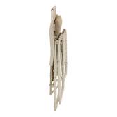 Garten-Relaxsessel SILOS Leinen Beige Epoxidharzbeschichteter Stahl, Texaline Beige lin