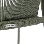 Gartenstuhl mit Armlehnen RIU Salbei / Lorbeergrün Epoxidharz behandeltes Aluminium, Polyester Salbei / Lorbeergrün