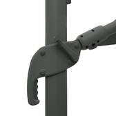 Rechteckiger neigbarer Ampelschirm MELHIA Lorbeergrün 4 x 3 m - Aluminium, Stahl, Olefin Lorbeer