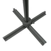 Rechteckiger neigbarer Ampelschirm MELHIA Lorbeergrün 4 x 3 m - Aluminium, Stahl, Olefin Lorbeer