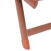 Sonnenliege SAMBA Mahagoni 4 Positionen - Epoxy-behandeltes Aluminium, Texaline Mahagonibraun