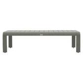 Gartenlounge-Set DOMILLY Lorbeergrün 5 Plätze - Epoxy-behandeltes Aluminium, Olefin Beige / Lorbeergrün