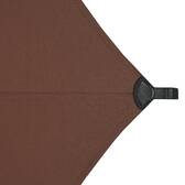 Quadratischer Ampelschirm MANOA Mahagoni 2,5 x 2,5 m - Stahl, Polyester Mahagonibraun