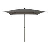 Quadratischer neigbarer Sonnenschirm SOYA Kaffee 2,5 x 2,5 m - Stahl, Polyester Kaffee