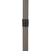 Quadratischer neigbarer Sonnenschirm SOYA Kaffee 2,5 x 2,5 m - Stahl, Polyester Kaffee