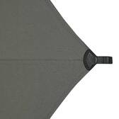 Quadratischer neigbarer Sonnenschirm SOYA Kaffee 2,5 x 2,5 m - Stahl, Polyester Kaffee