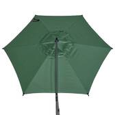 Runder Ampelschirm MANOA Olivgrün / Graphit 3 m - Stahl, Polyester Olivgrün / Graphit