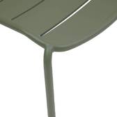 Gartenstuhl ALEGORIA Lorbeergrün Epoxidharz behandelter Stahl, Verstärkter Rostschutz Lorbeer