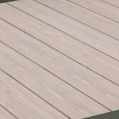 Tisch ÉVASION quadratisch ausziehbar für den Garten Leinen / Lorbeergrün 12 Plätze - Epoxy-beschichtetes Aluminium Leinen / Lorbeer