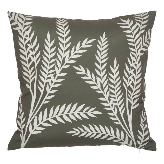 Quadratische Outdoor-Kissenhülle TILEO Beige 40 x 40 cm - Polyester Beige