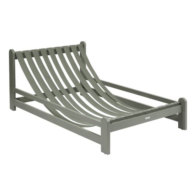 Poolliege MOREAL Lorbeergrün Aluminium, Polyester Lorbeer