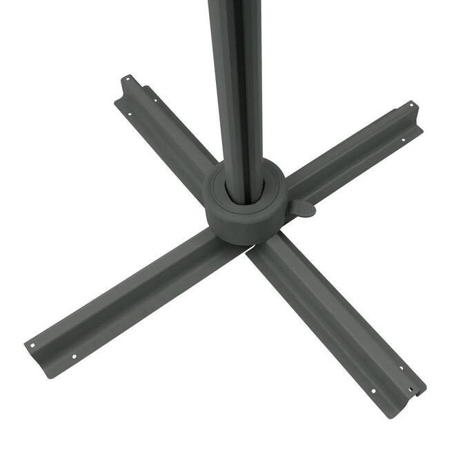 Rechteckiger neigbarer Ampelschirm MELHIA Lorbeergrün 4 x 3 m - Aluminium, Stahl, Olefin Lorbeer