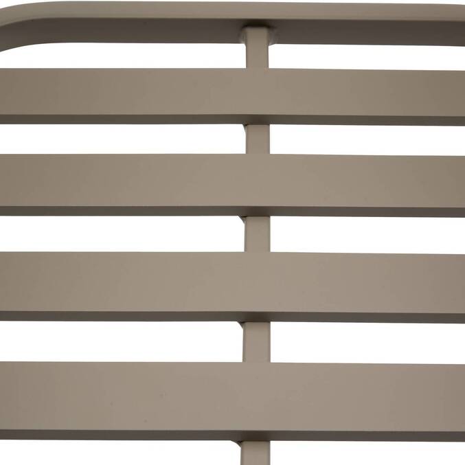 2er-Set Gartenstühle ORIENGO Macchiato / Kaffee Epoxidharz behandeltes Aluminium, Polyester Macchiato / Kaffee