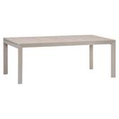 Ausziehbarer quadratischer Gartentisch ÉVASION Leinen / Ton 12 Plätze - Epoxy-beschichtetes Aluminium Leinen / Ton