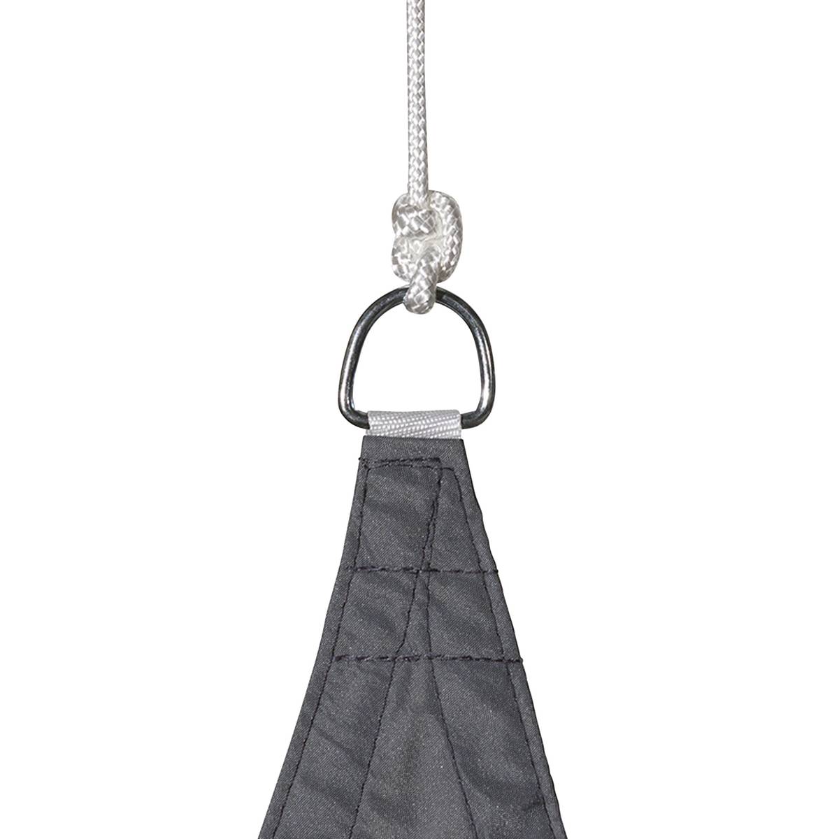Rectangular shade sail CURACAO Grey 4 x 3 m - Polyester Slate
