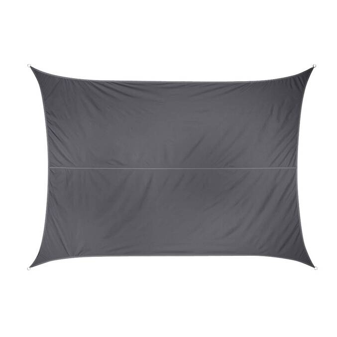 Rectangular shade sail CURACAO Grey 4 x 3 m - Polyester Slate
