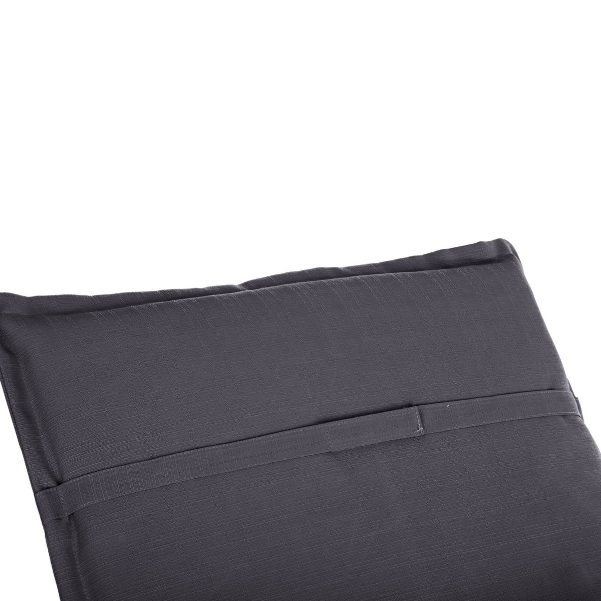 Sun lounger cushion KORAI Slate 190 x 60 cm - Polyester Slate