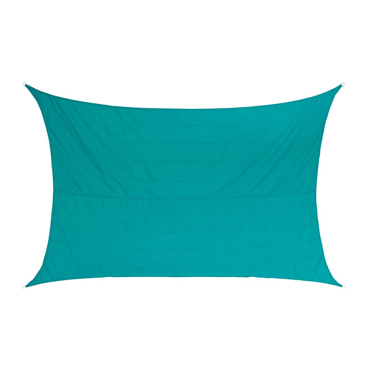 Rectangular shade sail CURACAO Emerald 4 x 3 m - Polyester Emerald